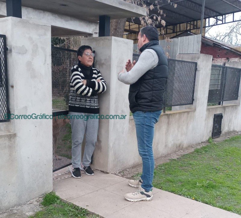 Pablo Swar junto a los vecinos del Barrio Obrero Pablo Swar junto a los vecinos del Barrio Obrero 2